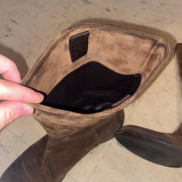 Prada brown suede sz 7 boots - Picture 4 of 4
